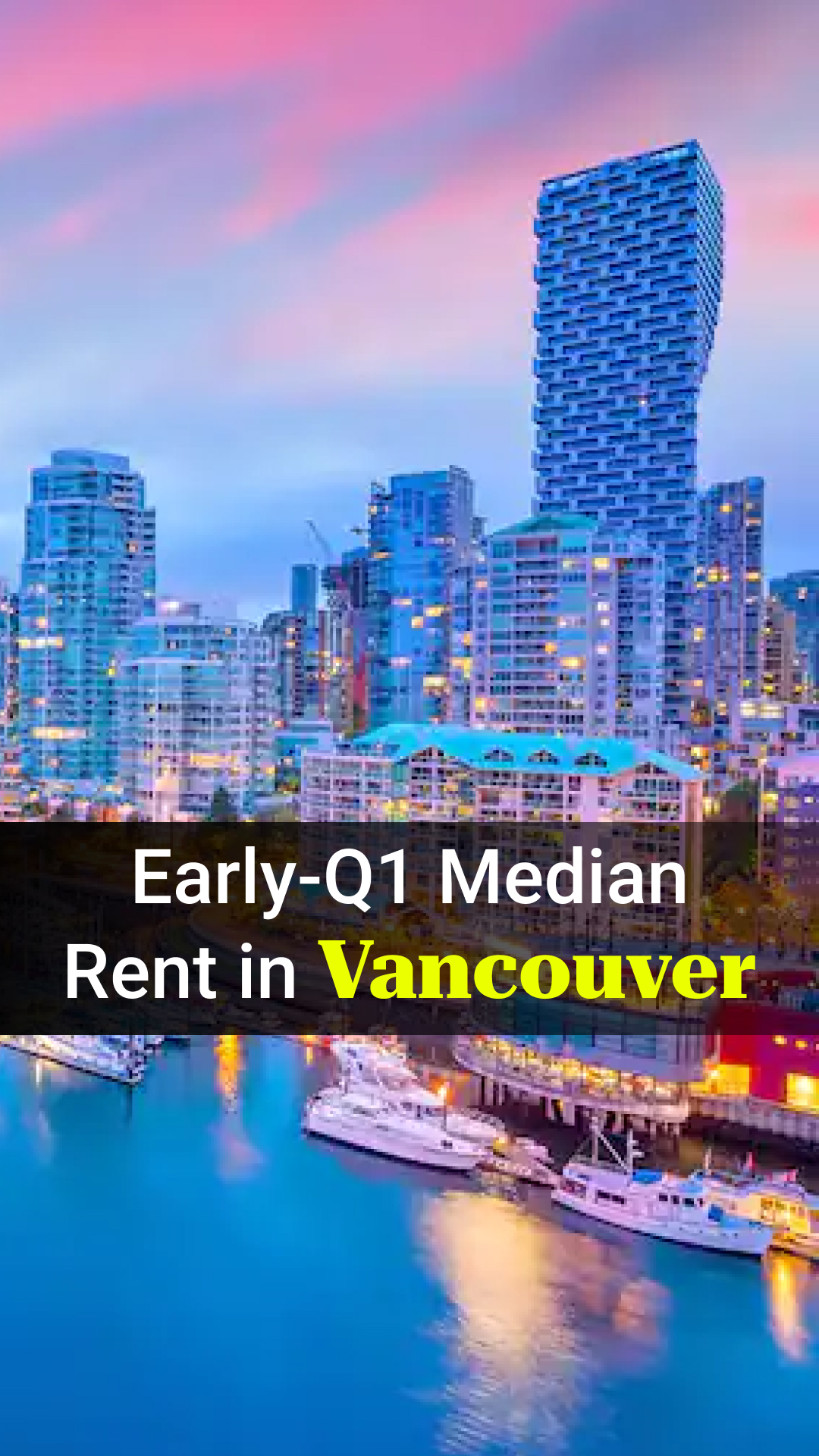 Early-Q1 Median Rent for Houses and Condos in Vancouver